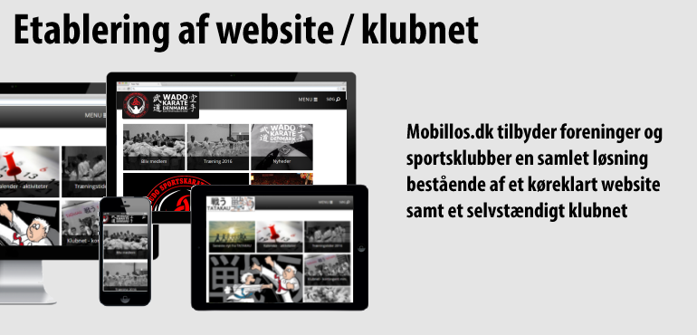 Etablering af website - klubnet